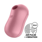 Cotton Candy Succionador de Clítoris y Vibrador Light Red