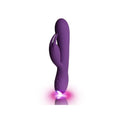 Flutter Rabbit Vibrador con Conejito 2 Motores Púrpura