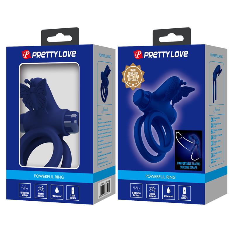 Anillo Doble para el Pene con Vibración