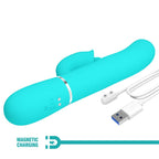 Gigi Vibrador con Licking y Thumping Turquesa
