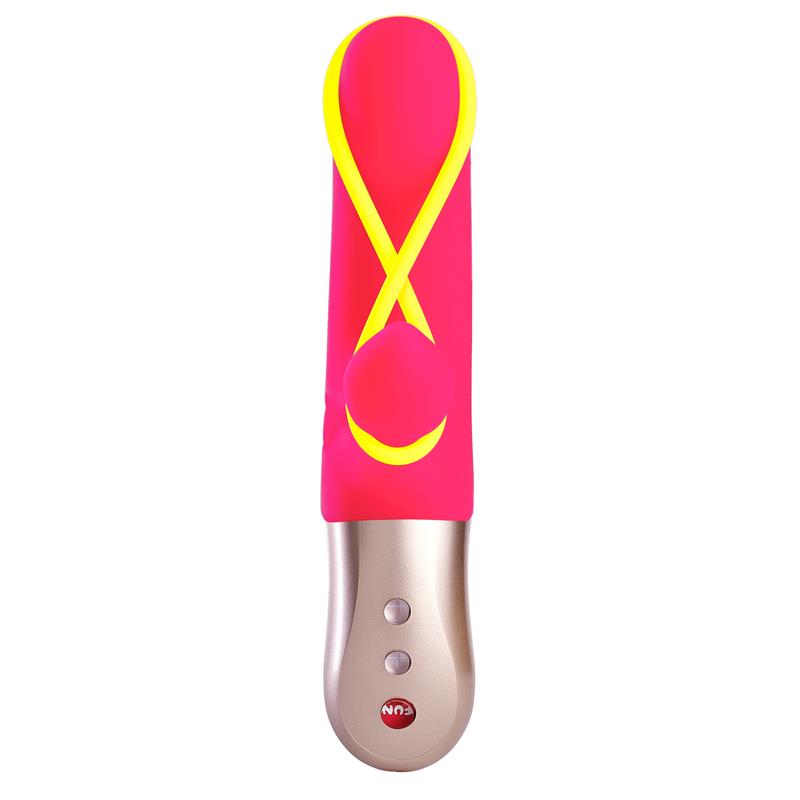 Amorino Vibrador del Punto G Pink/Neon Yellow