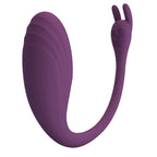 Catalina Huevo Vibrador con APP Púrpura