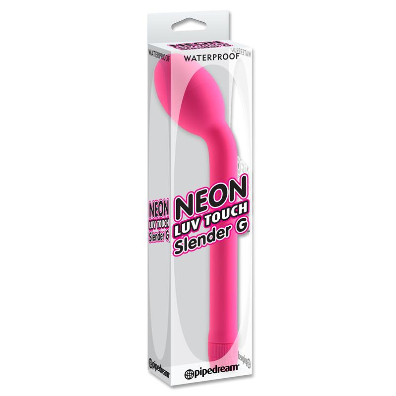 Neon Vibrador Luv Touch Slender Punto G Rosa