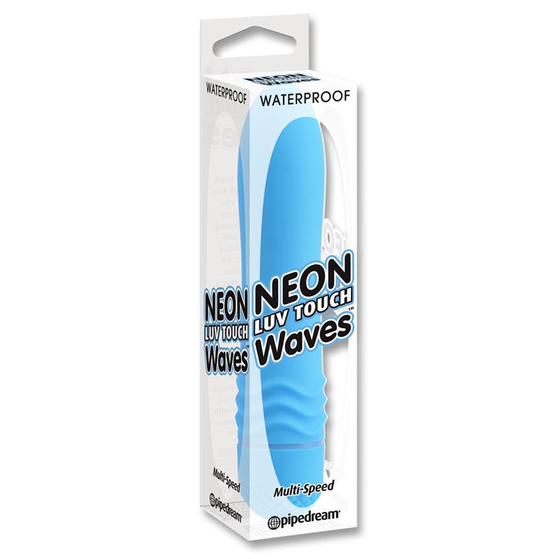 Neon Vibrador Luv Touch Waves Azul