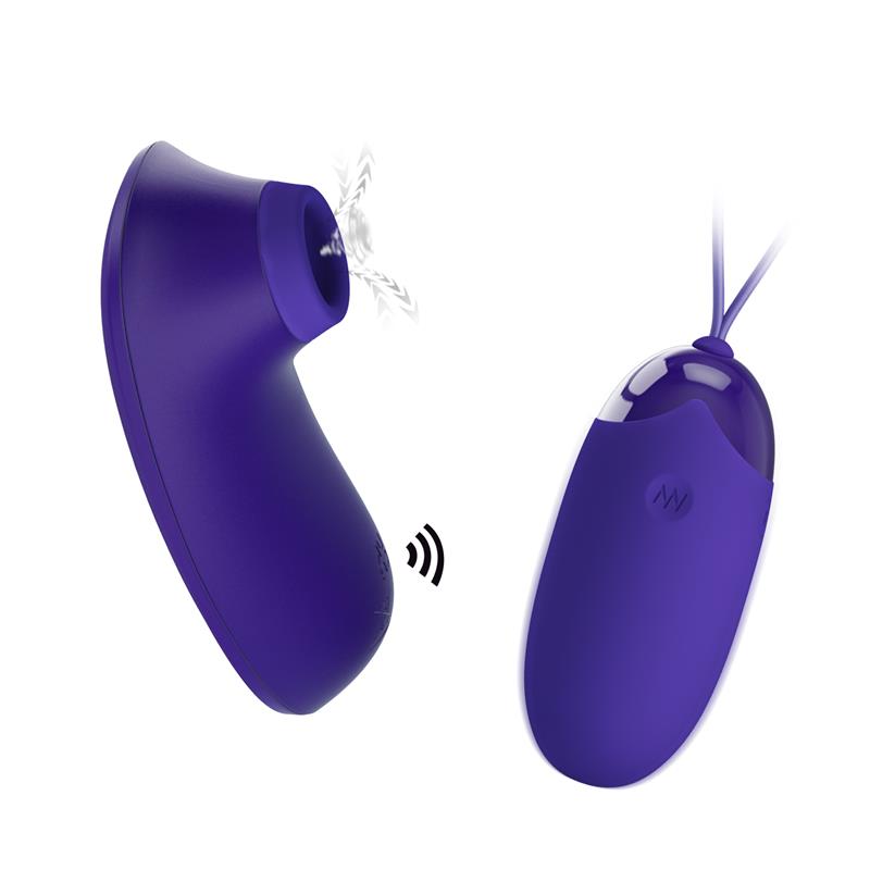 Succionador de Clítoris y Huevo Vibrador