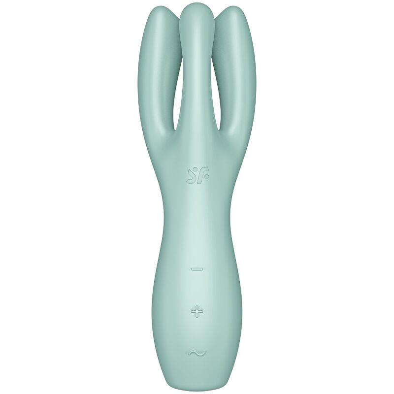 Threesome 3 Lay-on Vibrador 3 Motores Menta