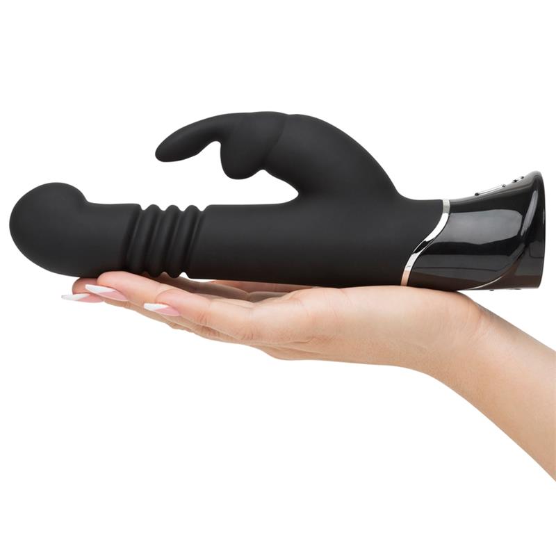 Greedy Girl Vibrador con Movimiento Estimulador punto G y Rabbit Púrpura