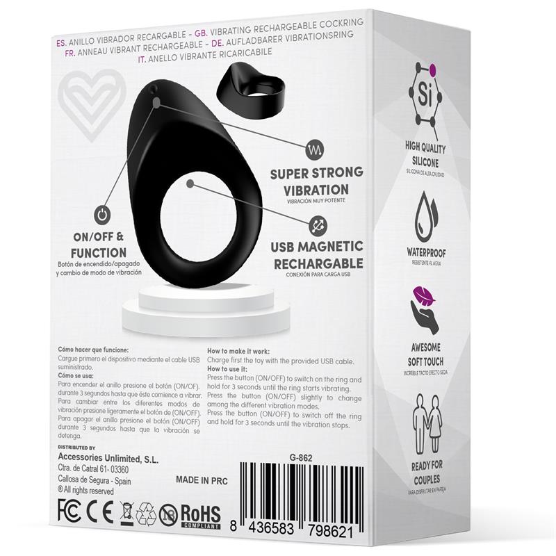LATETOBED Picker Anillo Vibrador Parejas Silicona