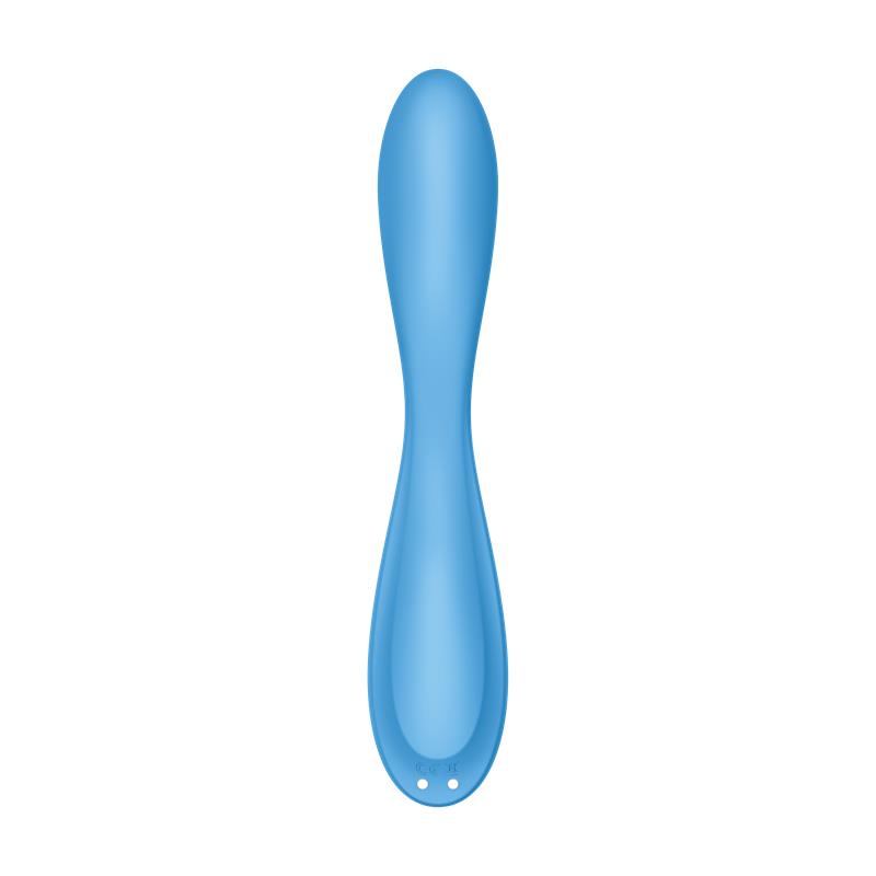 Vibrador G-Spot Flex 4 con APP Satisfyer Connect Azul