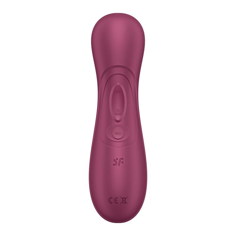 Pro 2 Gen 3 Liquid Air Technology Succión y Vibración App Connect Wine Red - Rojo Vino