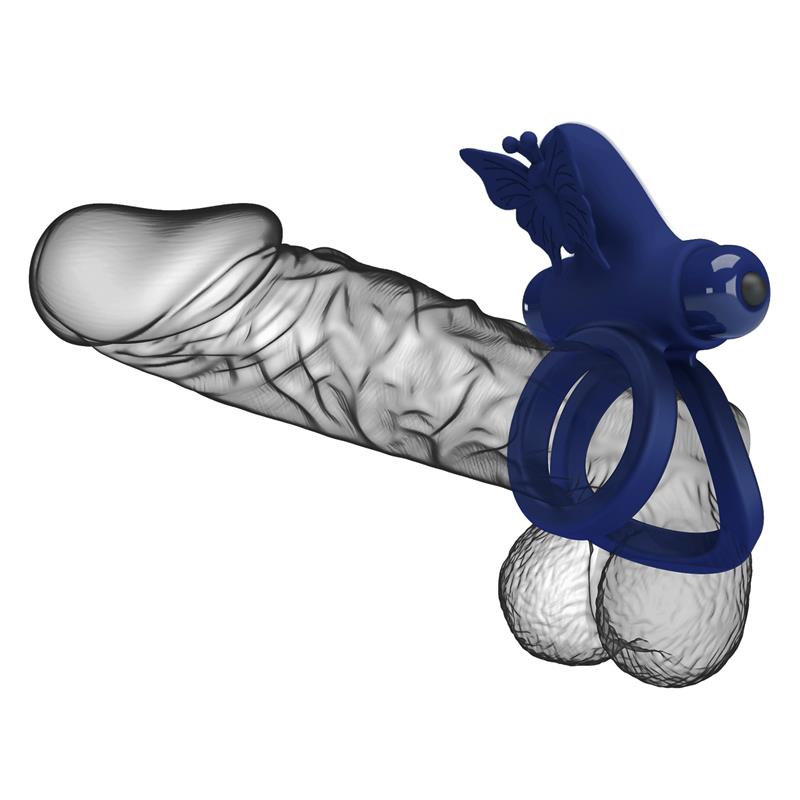 Anillo Doble para el Pene con Vibración