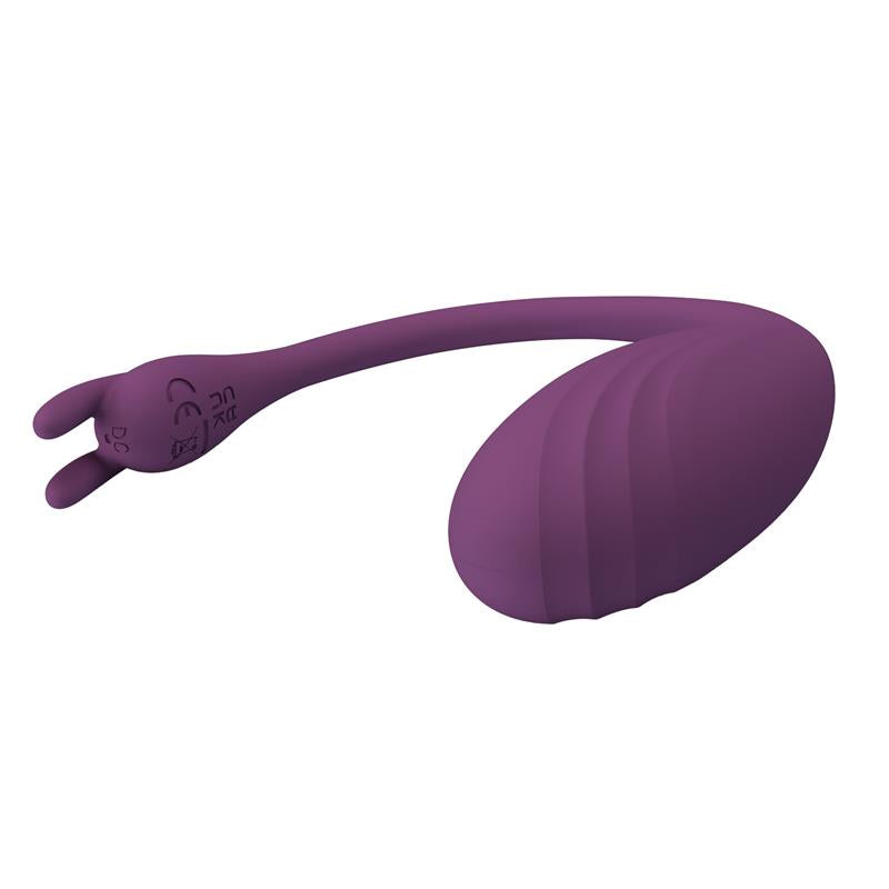 Catalina Huevo Vibrador con APP Púrpura