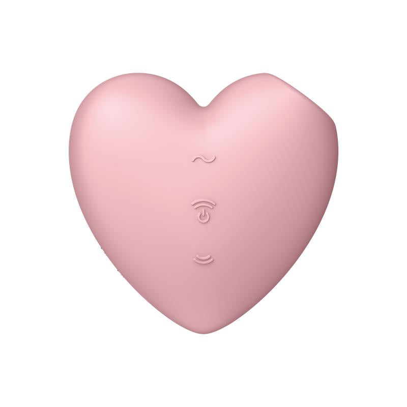 Cutie Heart Succionador de Clítoris y Vibración Rosa