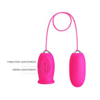 Daisy Huevo Vibrador y Lengua Estimuladora Rosa