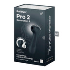 SATISFYER Pro 2 Gen 3 Liquid Air Technology Succión y Vibración App Connect Negro
