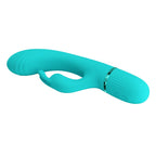 Scocco Vibrador con Rabbit Turquesa