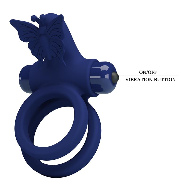Anillo Doble para el Pene con Vibración