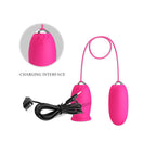 Daisy Huevo Vibrador y Lengua Estimuladora Rosa