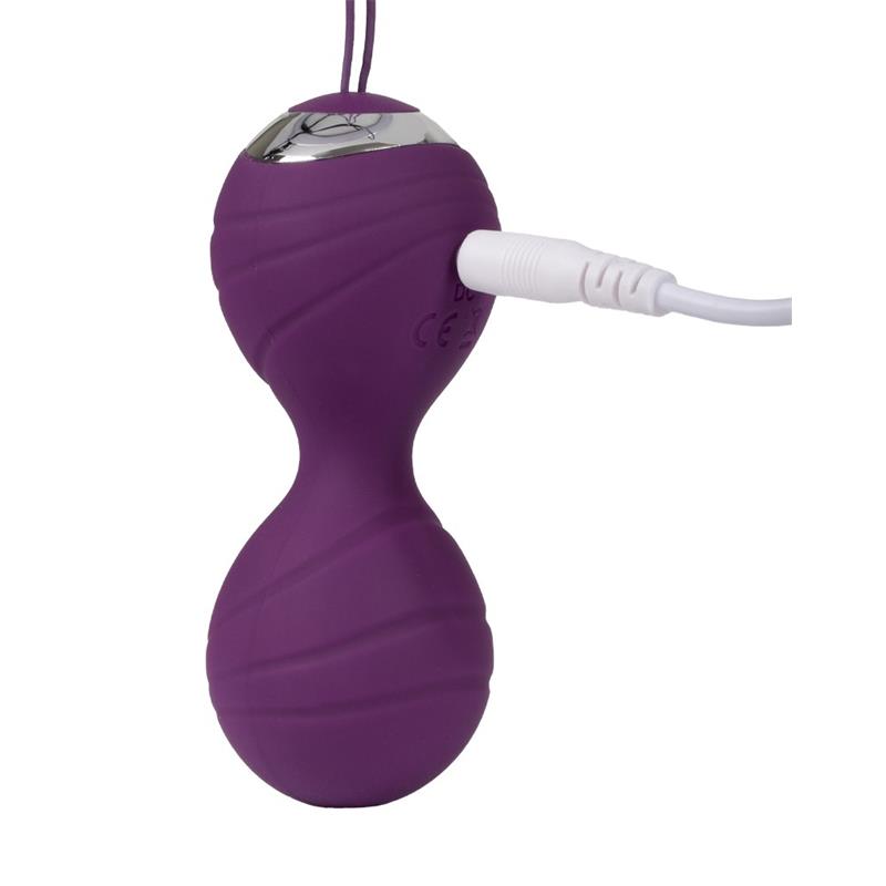 RIMBA TOYS Bolas Kegel con Vibración con Control Remorto Cannes Purpura