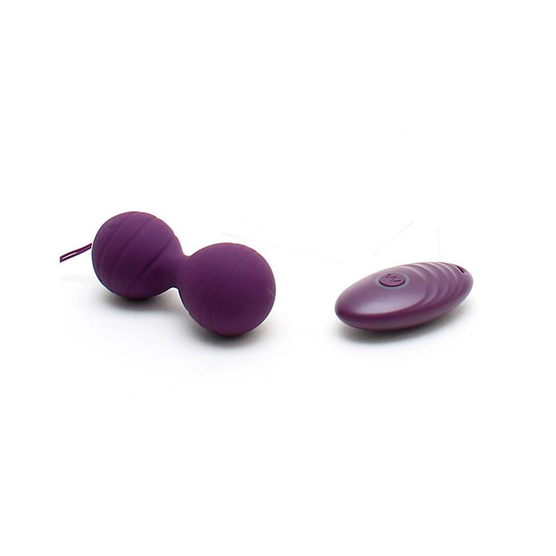 RIMBA TOYS Bolas Kegel con Vibración con Control Remorto Cannes Purpura