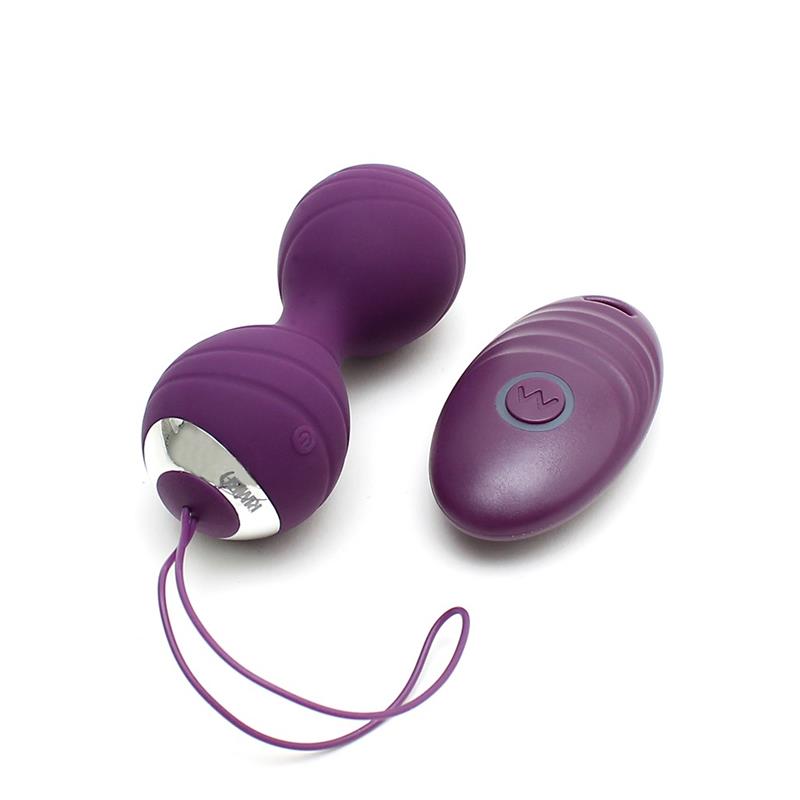 RIMBA TOYS Bolas Kegel con Vibración con Control Remorto Cannes Purpura