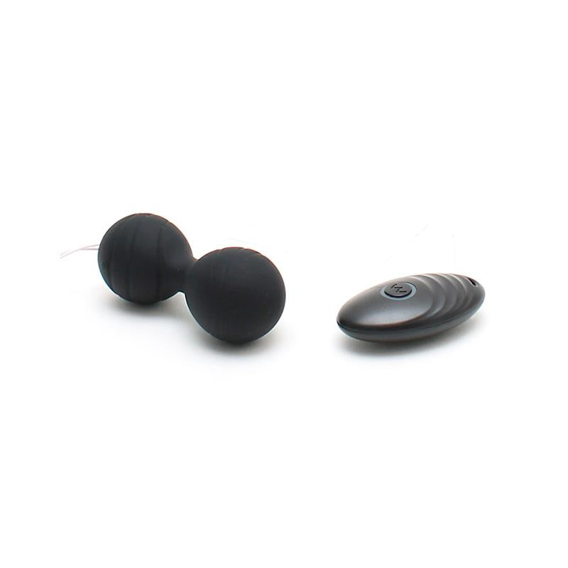 RIMBA TOYS Bolas Kegel con Vibración y Control Remoto Cannes Negro