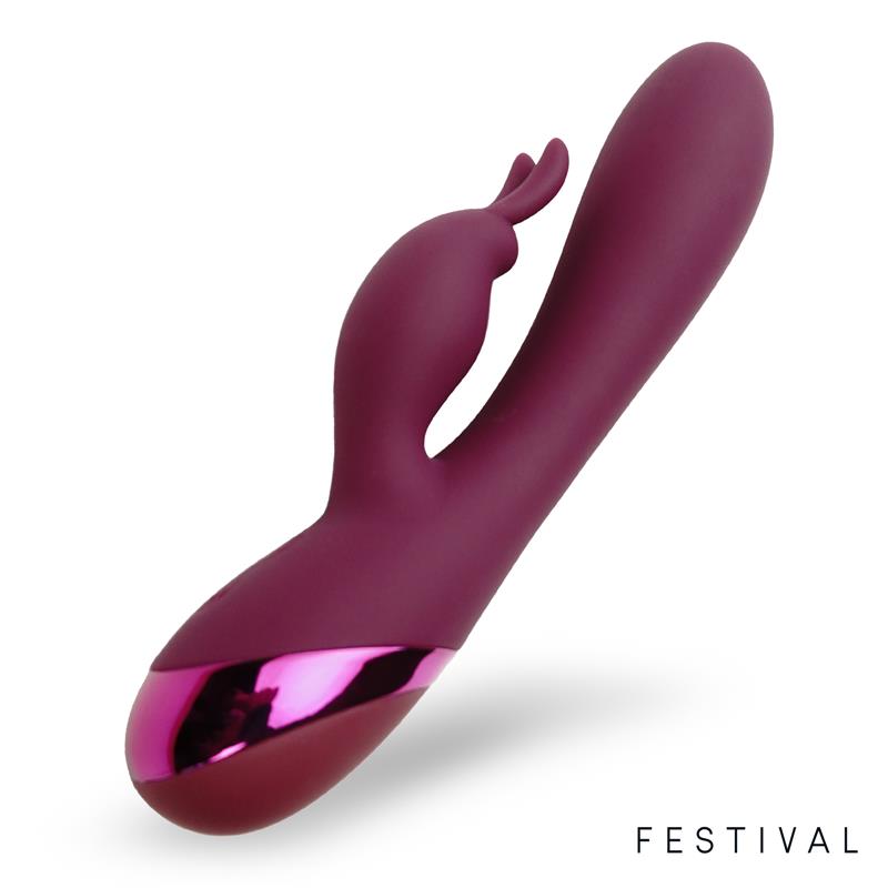 FESTIVAL Brole Vibrador USB Rojo