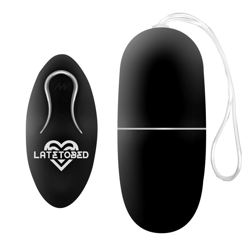 LATETOBED Ecoblack Huevo Vibrador con Control Remoto