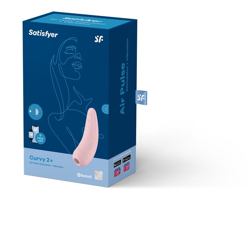 SATISFYER Estimulador Curvy 2+ Rosa
