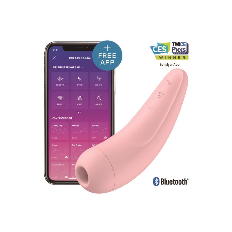 SATISFYER Estimulador Curvy 2+ Rosa