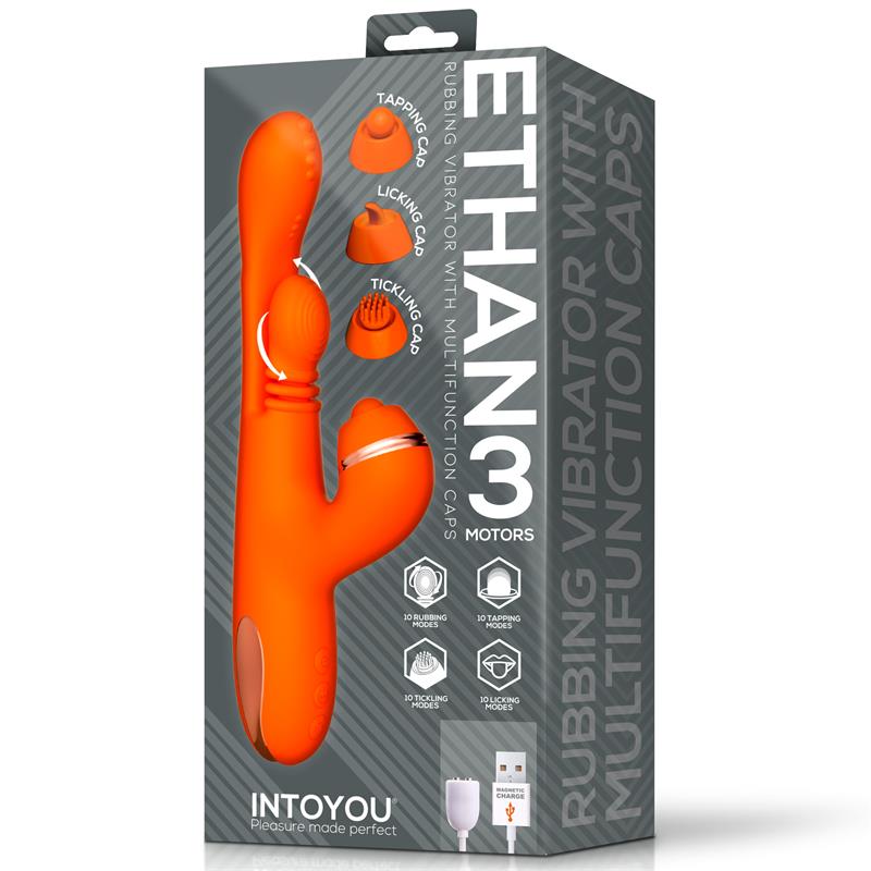 INTOYOU Ethan Vibrador Masaje 360º para el Punto G y Cabezales Intercambiables