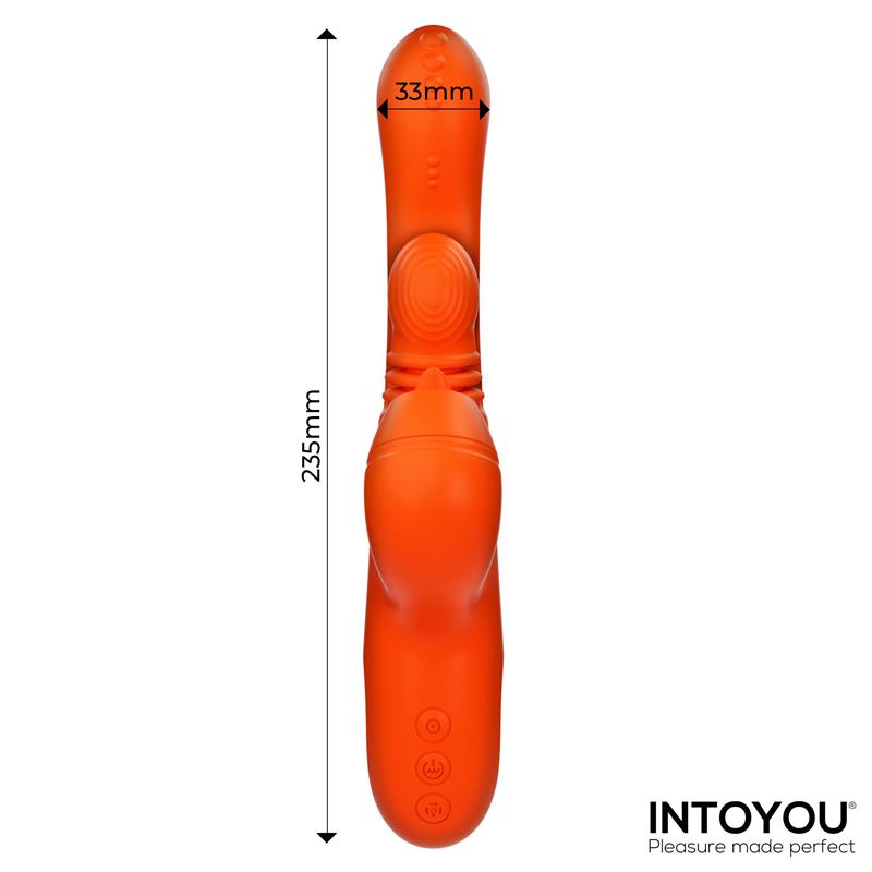 INTOYOU Ethan Vibrador Masaje 360º para el Punto G y Cabezales Intercambiables