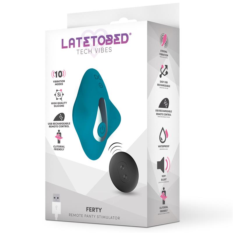LATETOBED Ferty Estimulador de Braguita con Control Remoto USB