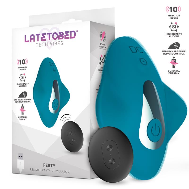 LATETOBED Ferty Estimulador de Braguita con Control Remoto USB