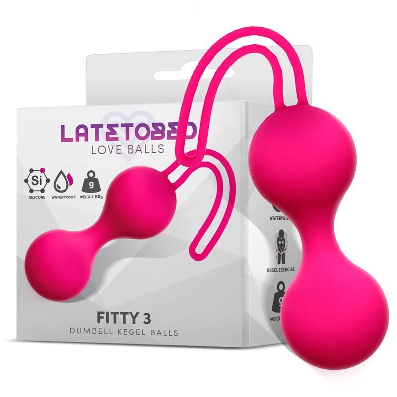 LATETOBED Fitty 3 - Bolas Kegel con Peso 62 gr