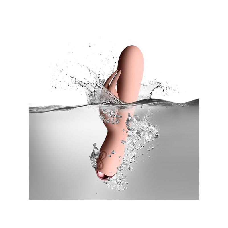 ROCKSOFF Flutter Rabbit Vibrador con Conejito 2 Motores Rosa