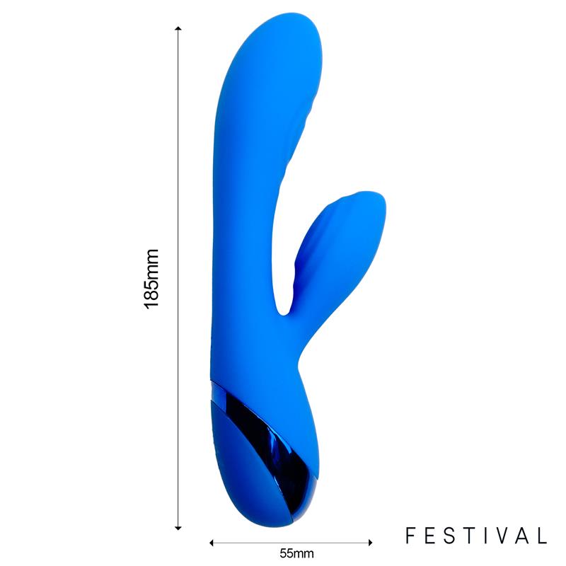 FESTIVAL Marna Vibrador USB Azul