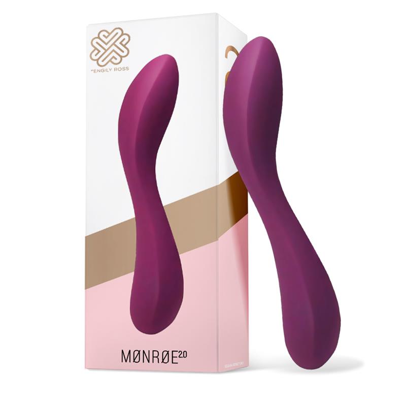 ENGILY ROSS Monroe 2.0 Vibrador Silicona Líquida Inyectada USB Púrpura