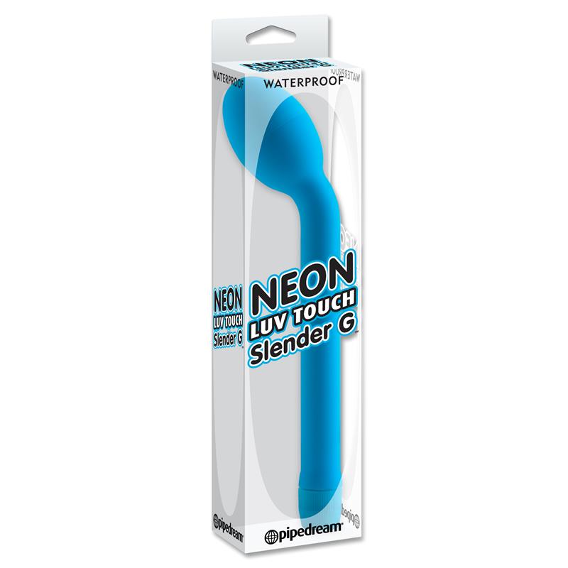 NEON Neon Vibrador Luv Touch Slender Punto G Azul