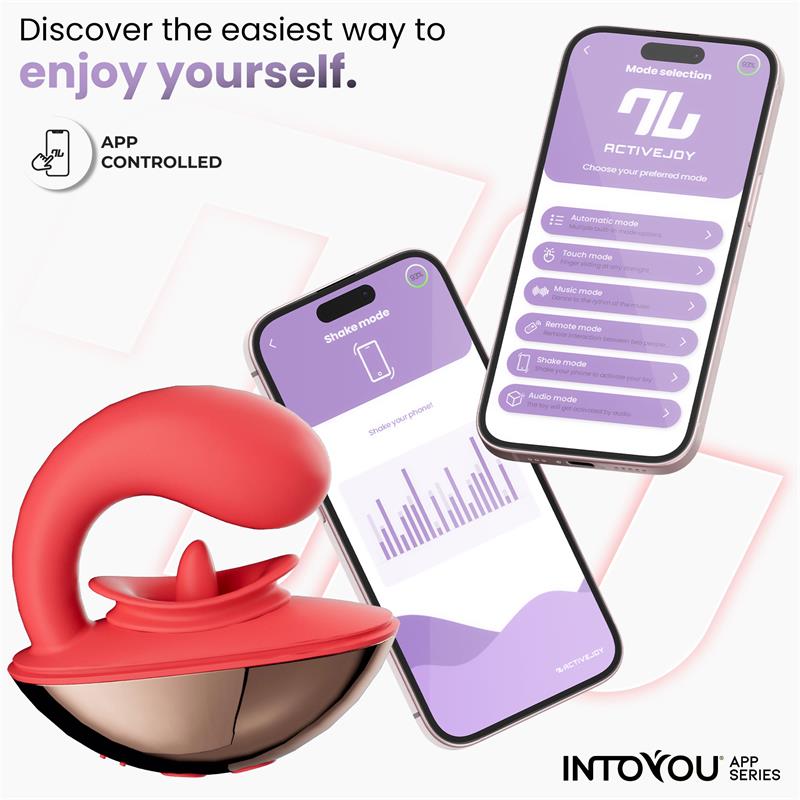 INTOYOU APP SERIES Rondy Estimulador con Vibración y Lengua con App