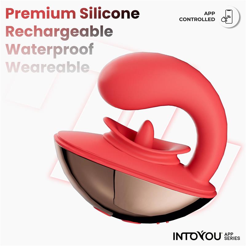 INTOYOU APP SERIES Rondy Estimulador con Vibración y Lengua con App