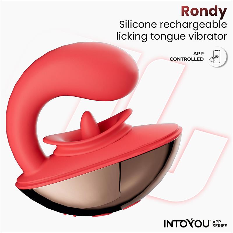 INTOYOU APP SERIES Rondy Estimulador con Vibración y Lengua con App