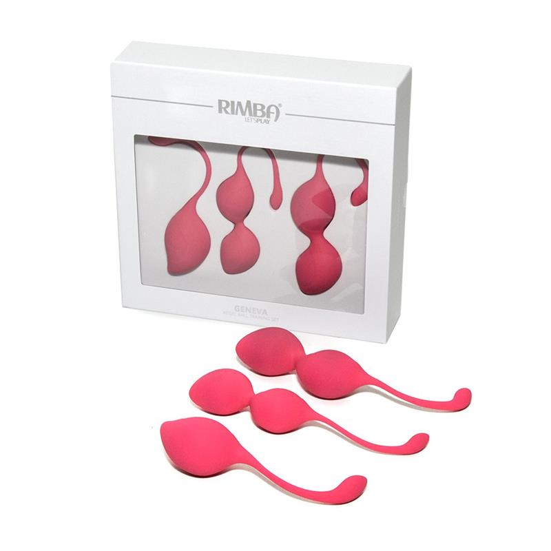 RIMBA TOYS Set de 3 Bolas Kege Geneva Rosa