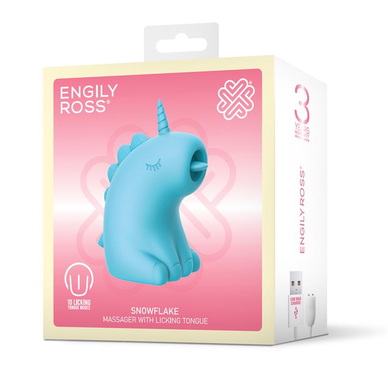 ENGILY ROSS Snowflake Estimulador con Lengua Licking 