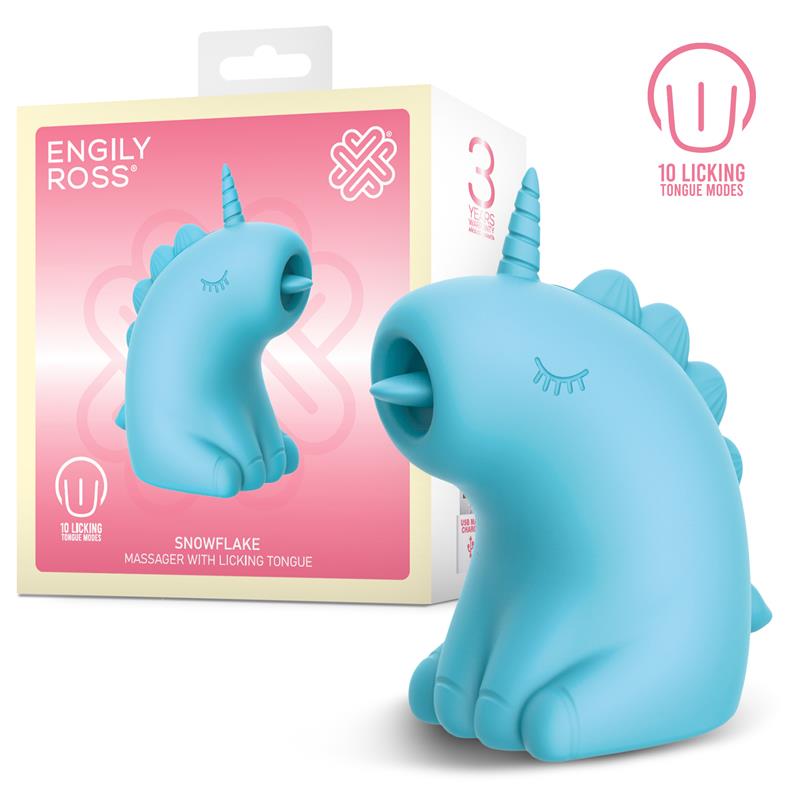 ENGILY ROSS Snowflake Estimulador con Lengua Licking 