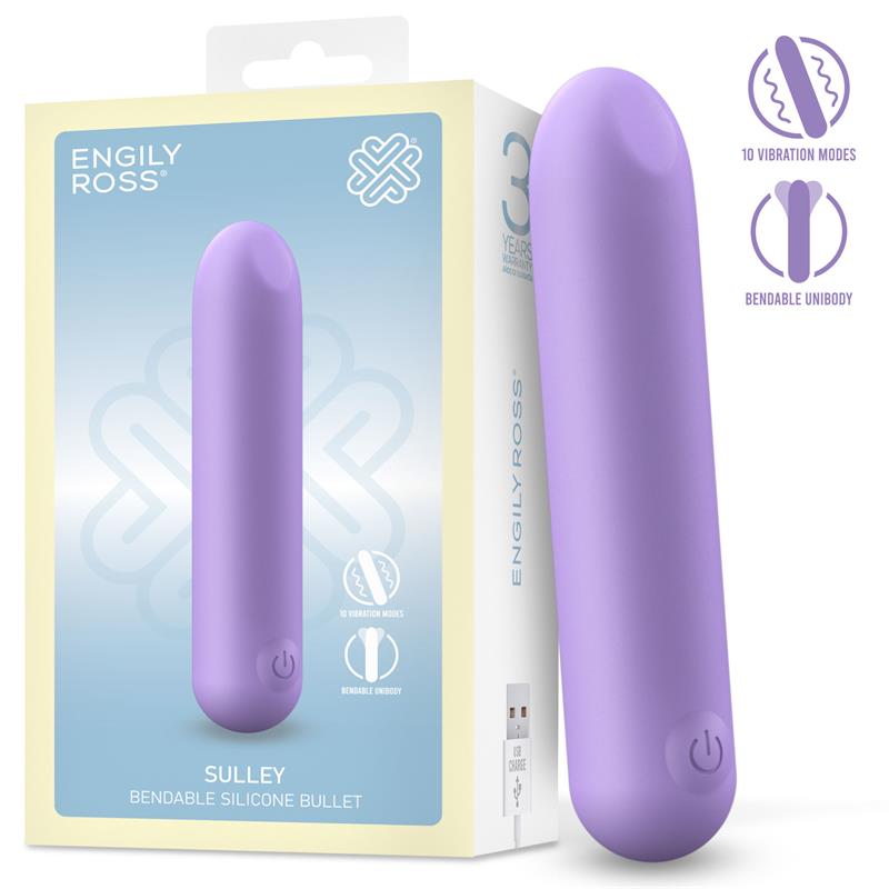 ENGILY ROSS Sulley Bala Vibradora Silicona Líquida Unibody Flexible USB